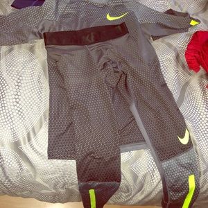 Long Sleeve Nike DriFit Shirt with matching tights